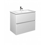 Тумба Палермо 80-U с умывальником SU-80 белый