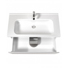 Тумба Палермо 90-U с умывальником ID-90 белый