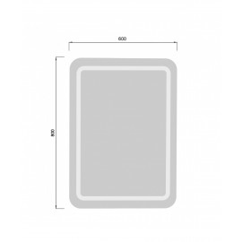 Зеркало MD-LED 60х80 / 80x60 c LED-подсветкой