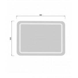 Зеркало MD-LED 60х80 / 80x60 c LED-подсветкой