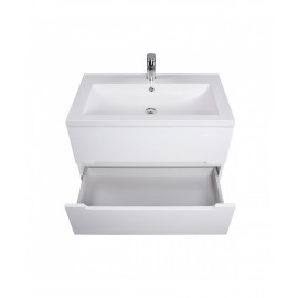 Тумба Octavio 70-A с умывальником Cosmopolitan 70 белая