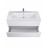 Тумба Octavio 100-A с умывальником Cosmopolitan 100 белая