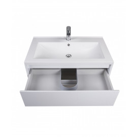 Тумба Marko 80-A с умывальником Cosmopolitan 80 белая