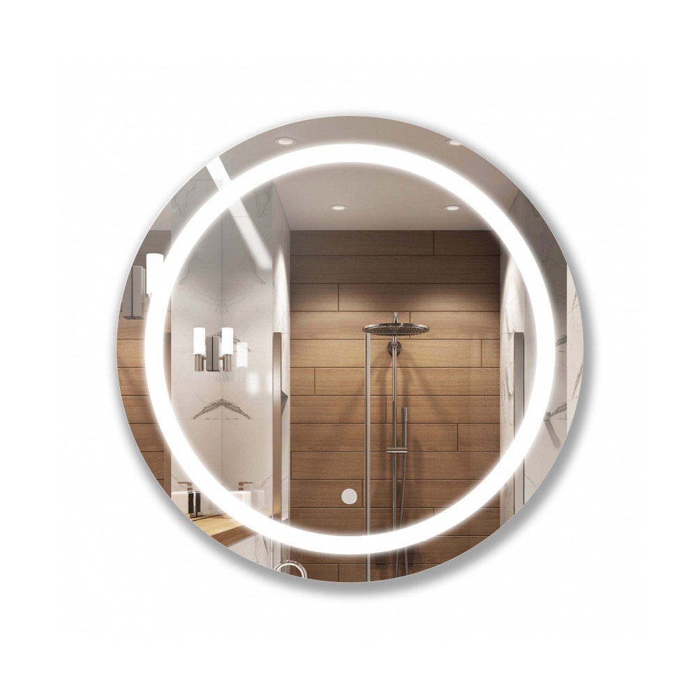 Зеркало с LED подсветкой Sunny 80x80 S с сенсором