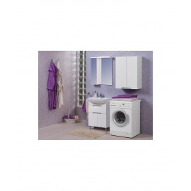 Шкаф в ванную Тетрис Ш-60 навесной белый