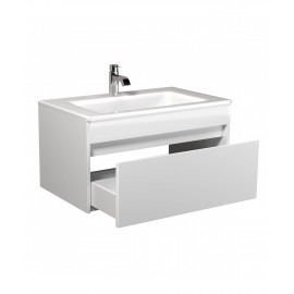 Тумба Prime 80-А с умывальником Amalfi 80 подвесная