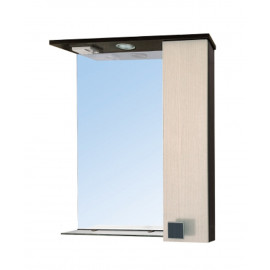 Зеркало с шкафчиком Домино плюс СШ-60 венге с бежем