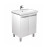 Тумба Сити 60-U с умывальником Como 60 белая подвесная/напольная