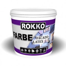 Краска водно-дисперсионная фасадная латексная Rokko