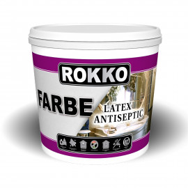 Краска водно-дисперсионная латексная для влажных помещений Rokko