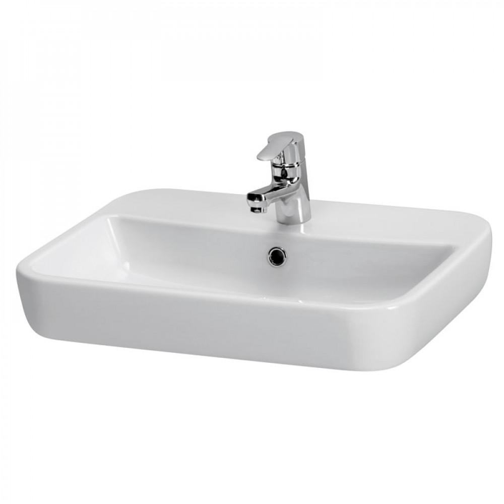 Раковина CASPIA 60см, з/о, на стільницю, прямокутна