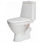 Унітаз-компакт MODO кoс, 3/6, ниж.під.+сидіння дюропласт, повільне падіння, Click2Clean (UKR)