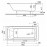 Ванна акрил. REKORD 160х70 б/н