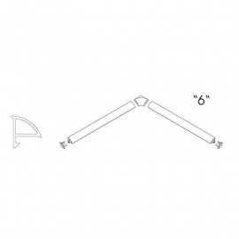 Декоративна планка д/ванни 10мм/1,1 м, біла