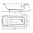 Ванна акрил. SENSA 160х70 б/н