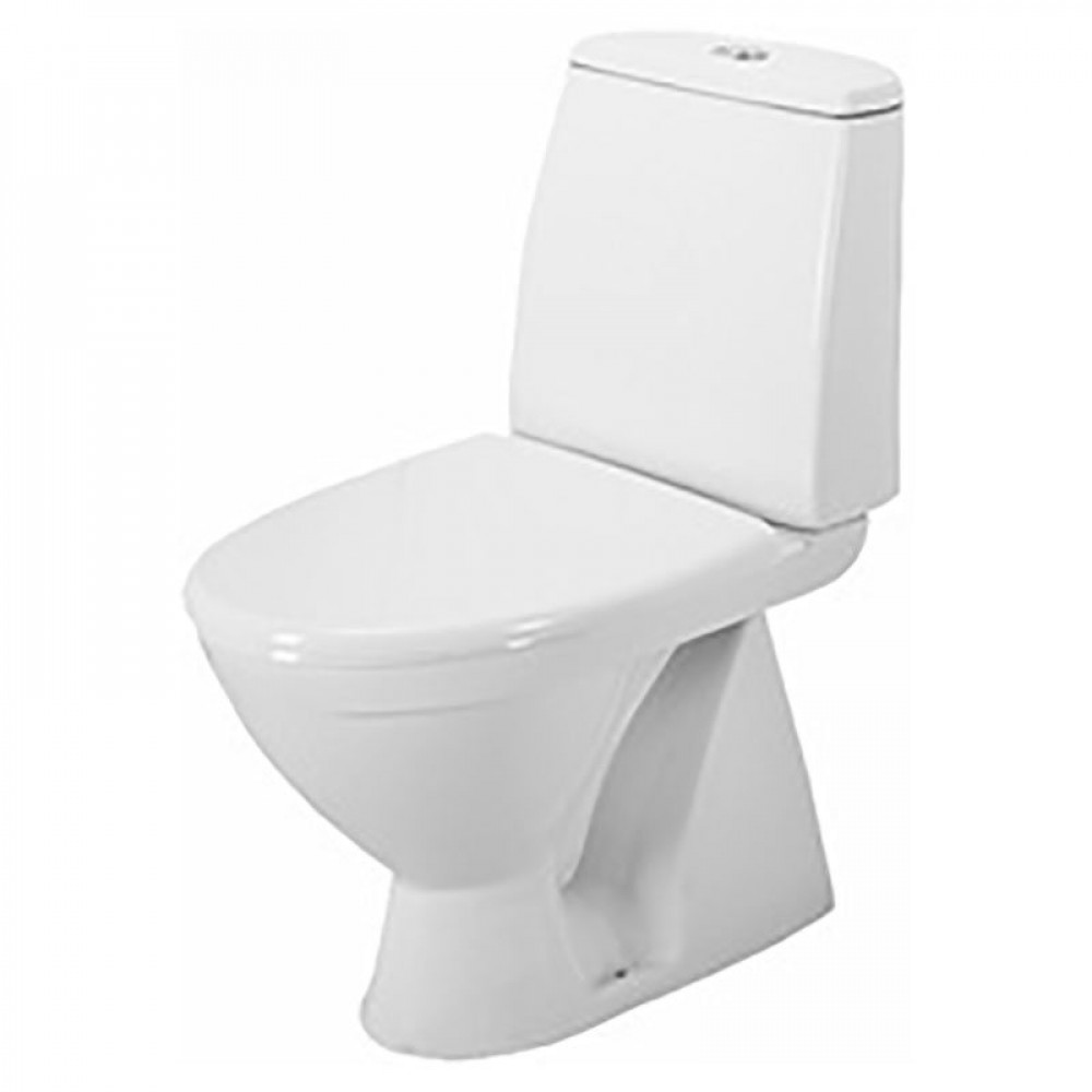 Унітаз-компакт RUNA верт, 3/6, ниж.під.+сидіння дюропласт (UKR)