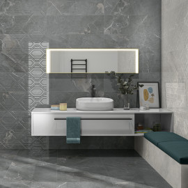 Кахель д/стіни DUBAI OXO GREY 30х90