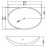 Раковина JDS 63,5х41,5, овальна