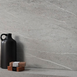 Кахель д/стіни NOISY GREY STRUCTURE MATT 39,8х119,8