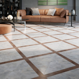 Кахель д/підлоги VENETO Темно-Сірий 072 43х43