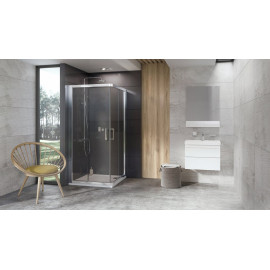ДУШЕВАЯ КАБИНА 10RV2-90 ПОЛИР. АЛЮМ. TRANSPARENT