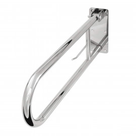 Поручень Laris настенный откидной (с держателем для бумаги)