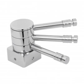 Полка поворотная для полотенцесушители Laris ПП-80/3 Кватро на стойку □ 30 мм