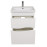 Тумба Альфа напольная 60 см белая c умывальником Элит