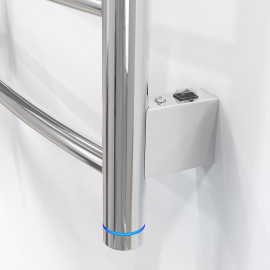 Модуль скрытого эл.подключения с выключателем (для круглой стойки Ø 30) Хром