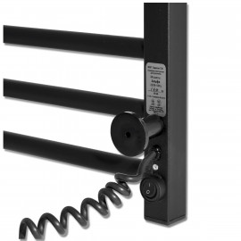 Электрический полотенцесушитель Laris Зебра Альфа ЧКЧ12 350 х 900 Э (подкл. справа) R3