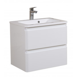 Тумба Акцент Консольная 70 см с Умывальником Альфа