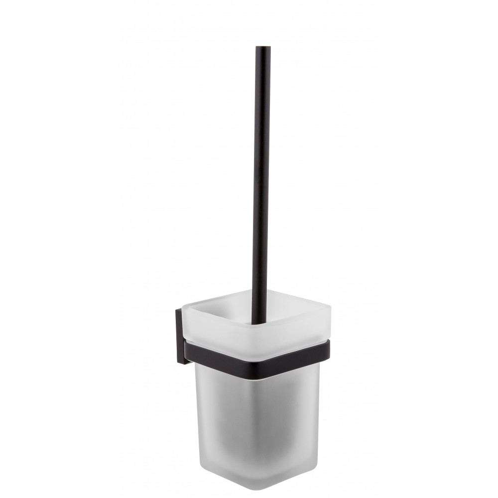 Щетка для унитаза Леонардо, черный матовый 9929А