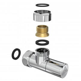 Кран угловой Laris 1/2