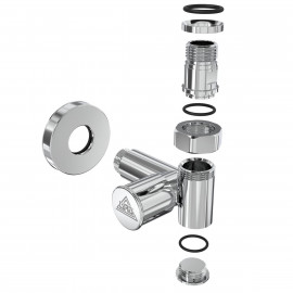 Кран угловой Laris Под ТЭН 1/2