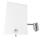 MM-FRB039CP Косметическое зеркало настенное -  прямоугольное Liberty 240 мм