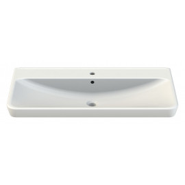 Тумба Америна консольная 100 см (Каштан) с умывальником Belo