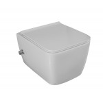 Унитаз консольный Hera с функцией биде и вентилем,  сиденье ibiza Soft-Close