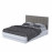 Кровать Астрид 1600 с подъемным механизмом серый