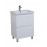Тумба Венеция напольная 60 см Белая с умывальником Elite
