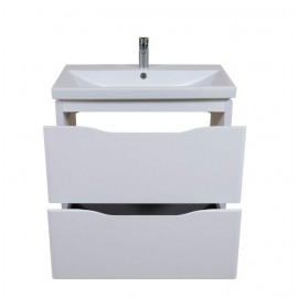 Тумба Венеция напольная 80 см Белая с умывальником Elite