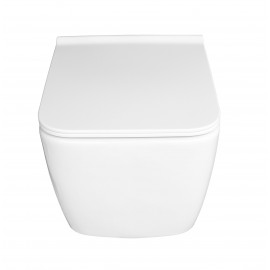 Унитаз консольный безободковый Hera c функцией биде, сиденье Ibiza софт-клоуз