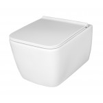 Унитаз консольный безободковый Hera c функцией биде, сиденье Ibiza софт-клоуз