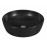 умивальник One 46 см чорний, матовий (круг)