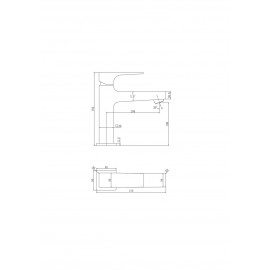 Смеситель для раковины Elite 90673