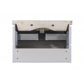 Тумба Венеция консольная 80 см Белая с умывальником Arya