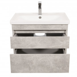 Тумба Винтаж консольная 60 см с умывальником Elite (Бетон)