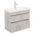 Тумба Винтаж консольная 60 см с умывальником Elite (Бетон)