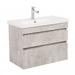 Тумба Винтаж консольная 70 см с умывальником Frame (Бетон)
