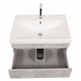 Тумба Винтаж консольная 80 см с умывальником Elite (Бетон)