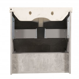 Тумба Винтаж консольная 80 см с умывальником Elite (Бетон)